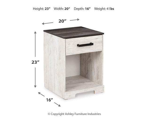 Shawburn One Drawer Night Stand