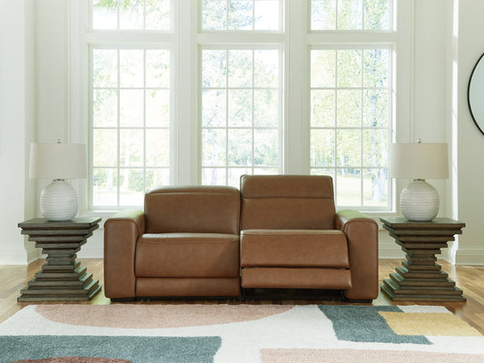 Magic Man 2-Piece Power Reclining Sectional Loveseat