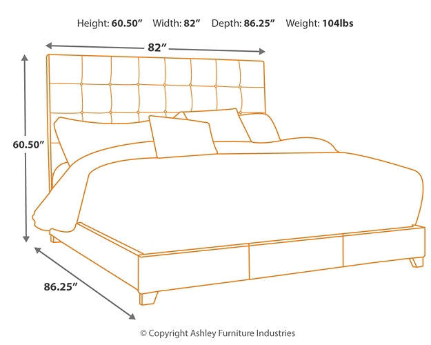 Dolante  Upholstered Bed