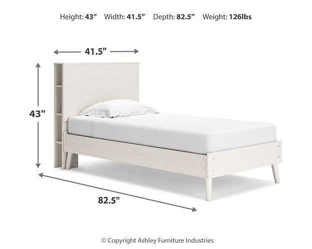 Aprilyn Twin Bookcase Bed with Dresser